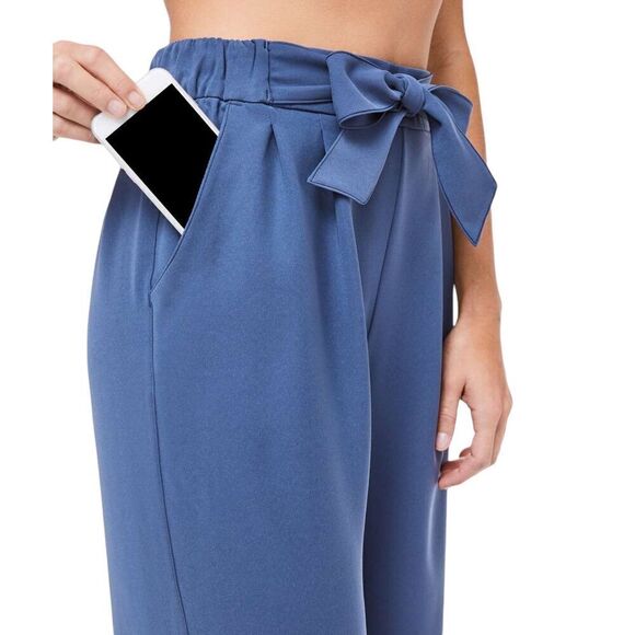 Lululemon Noir Pant High-Rise 30"  *Woven *Gatsby Blue - Picture 5 of 12